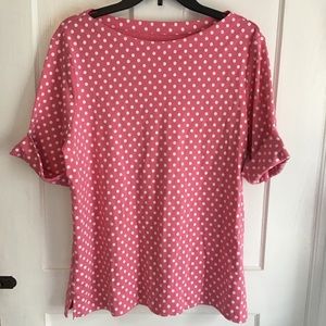 Short sleeve polkadot T-shirt